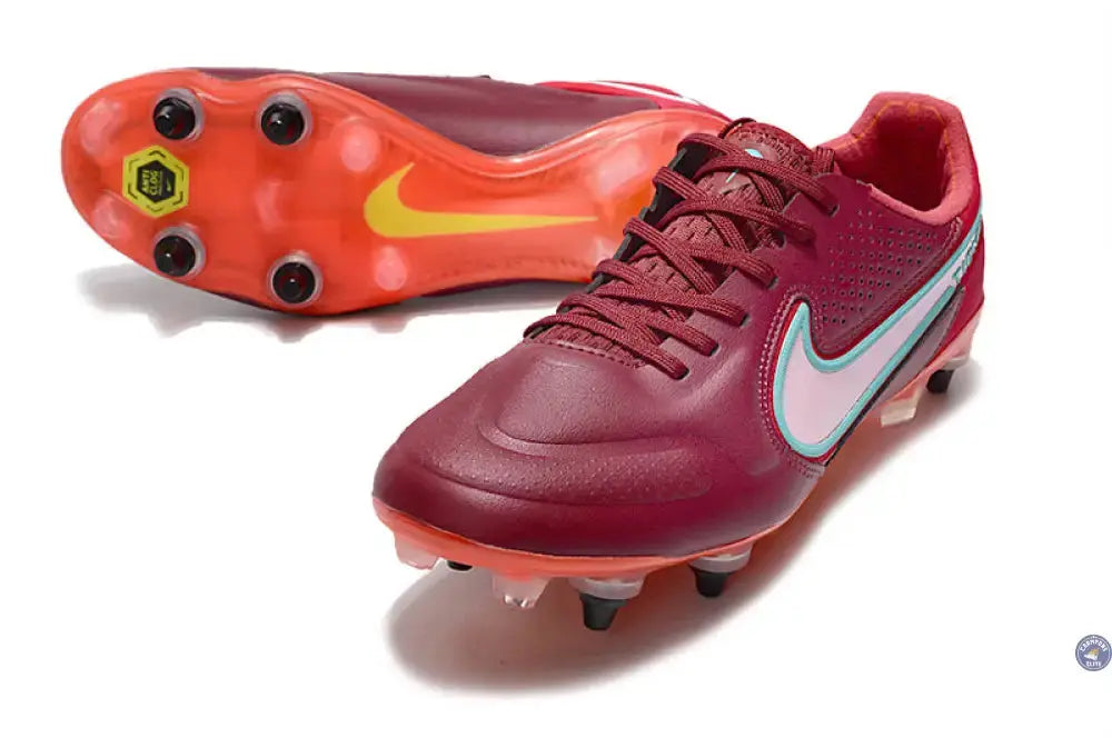 Image of Tiempo Legend 9 Pro SG-PRO Blueprint - Bordeaux/Blanc/Rose