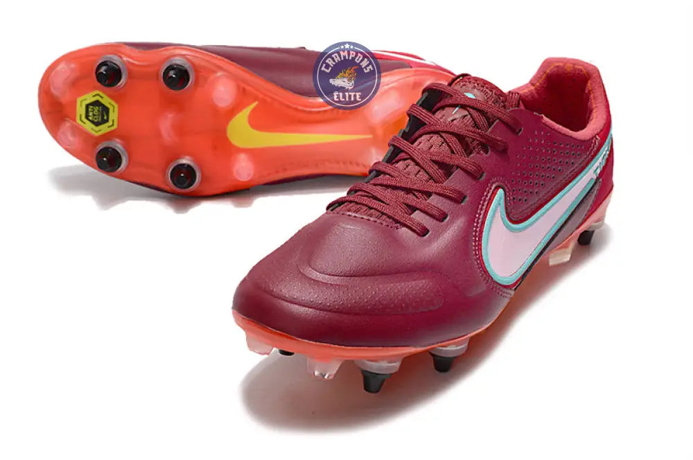 Image of Tiempo Legend 9 Pro SG-PRO Blueprint - Bordeaux/Blanc/Rose
