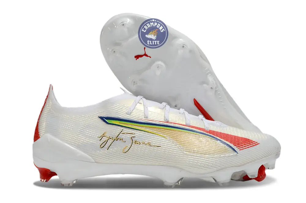 Image of Ultra 5 Ultimate FG Senna - Blanc/Doré/Rouge ÉDITION LIMITÉE