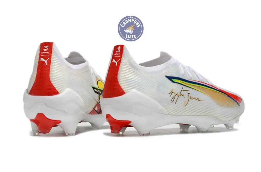 Image of Ultra 5 Ultimate FG Senna - Blanc/Doré/Rouge ÉDITION LIMITÉE