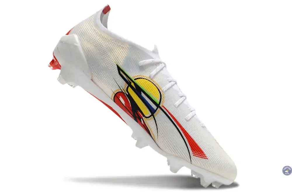 Image of Ultra 5 Ultimate FG Senna - Blanc/Doré/Rouge ÉDITION LIMITÉE