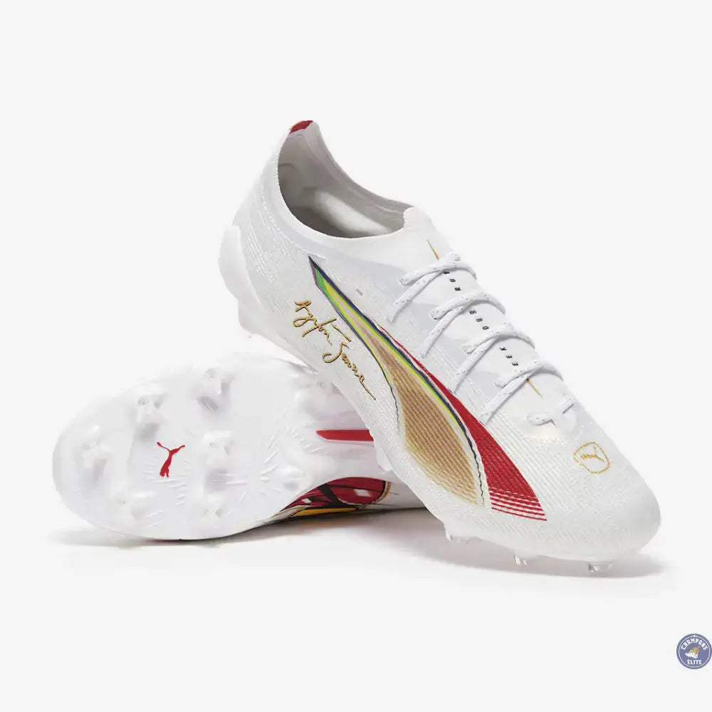 Ultra 5 Ultimate FG Senna - Blanc/Doré/Rouge ÉDITION LIMITÉE