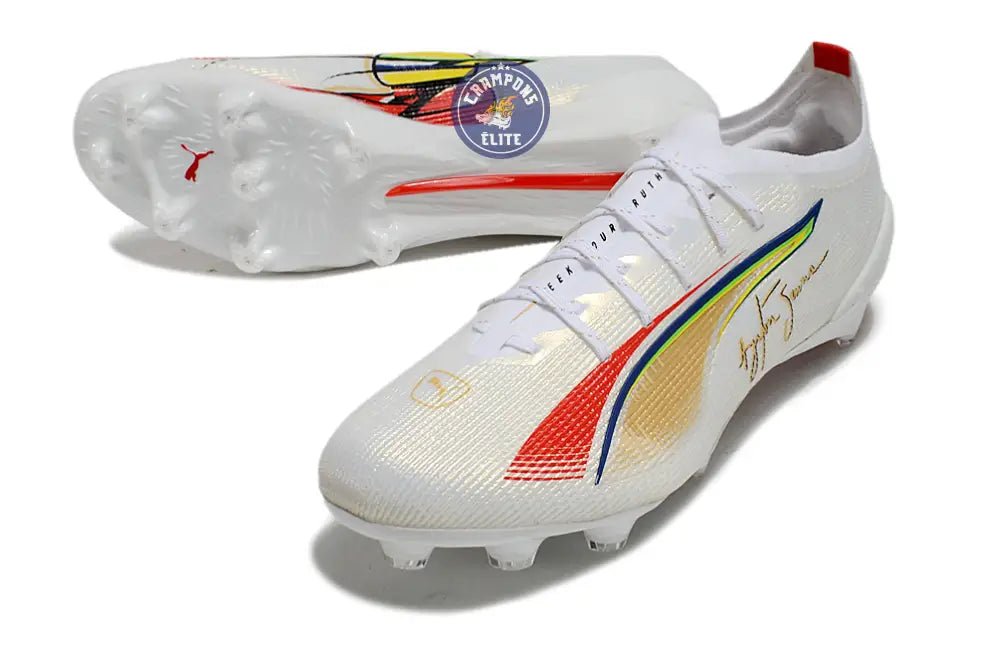 Image of Ultra 5 Ultimate FG Senna - Blanc/Doré/Rouge ÉDITION LIMITÉE