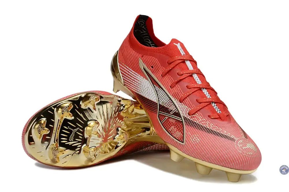 Image of ULTRA 5 ULTIMATE X JAPAN RACETRACK FG/AG - Rouge/Or