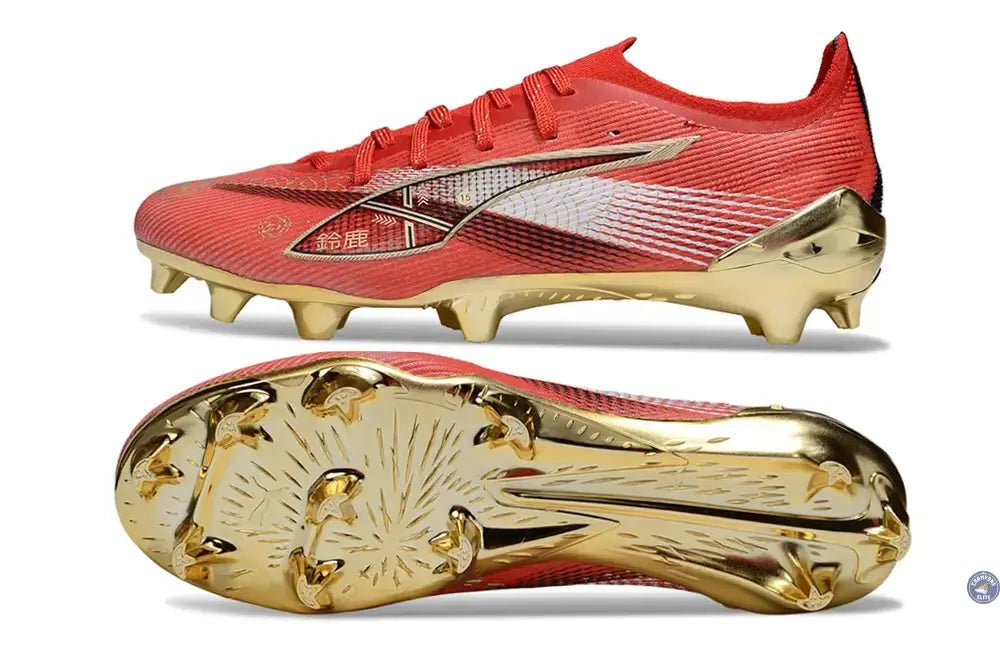 Image of ULTRA 5 ULTIMATE X JAPAN RACETRACK FG/AG - Rouge/Or