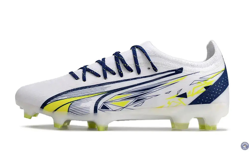 Image of Ultra Ultimate FG Christian Pulisic - Blanc/Jaune/Bleu ÉDITION LIMITÉE