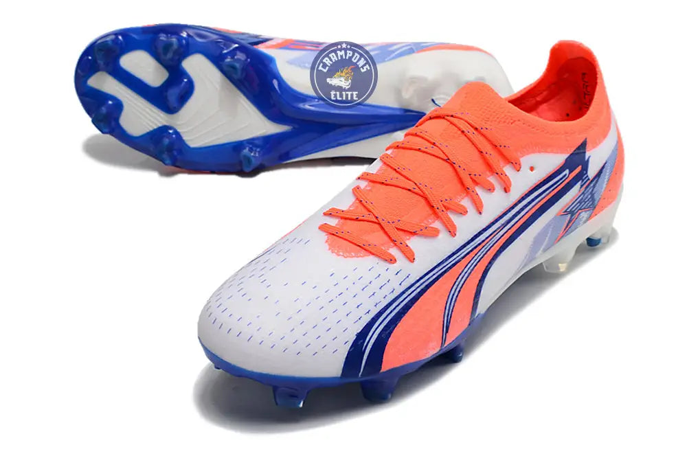 Image of Ultra Ultimate FG Firm Ground - Blanc/Bleu/Orange