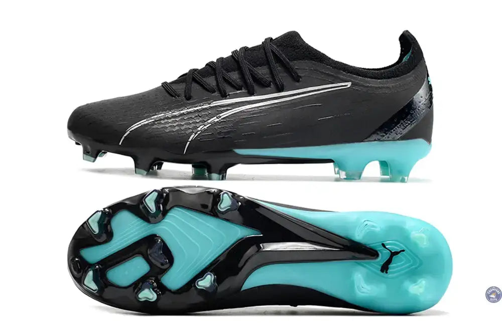 Ultra Ultimate Match FG Eclipse - Noir/Blanc/Turquoise