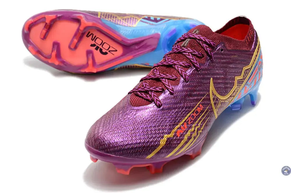 Image of Vapor 15 Elite FG Mbappé Personal Edition - Bordeaux/Doré