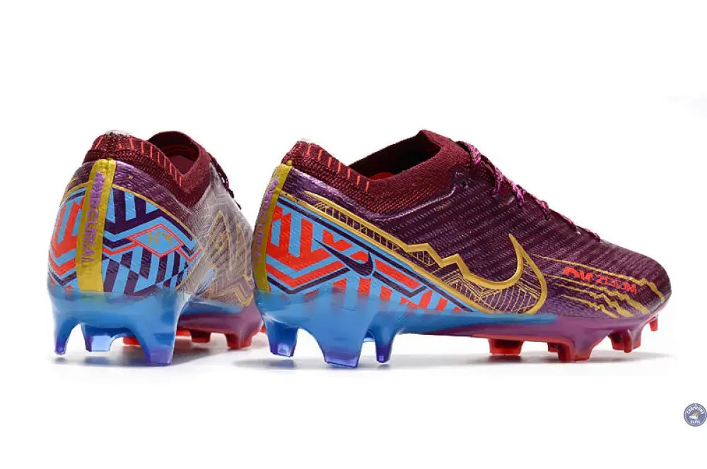 Image of Vapor 15 Elite FG Mbappé Personal Edition - Bordeaux/Doré