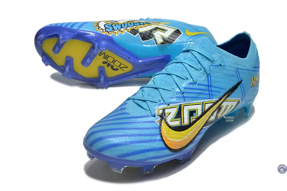 Image of Vapor 15 Elite FG ’Motivation Pack’ x Mbappe Bleu/Jaune