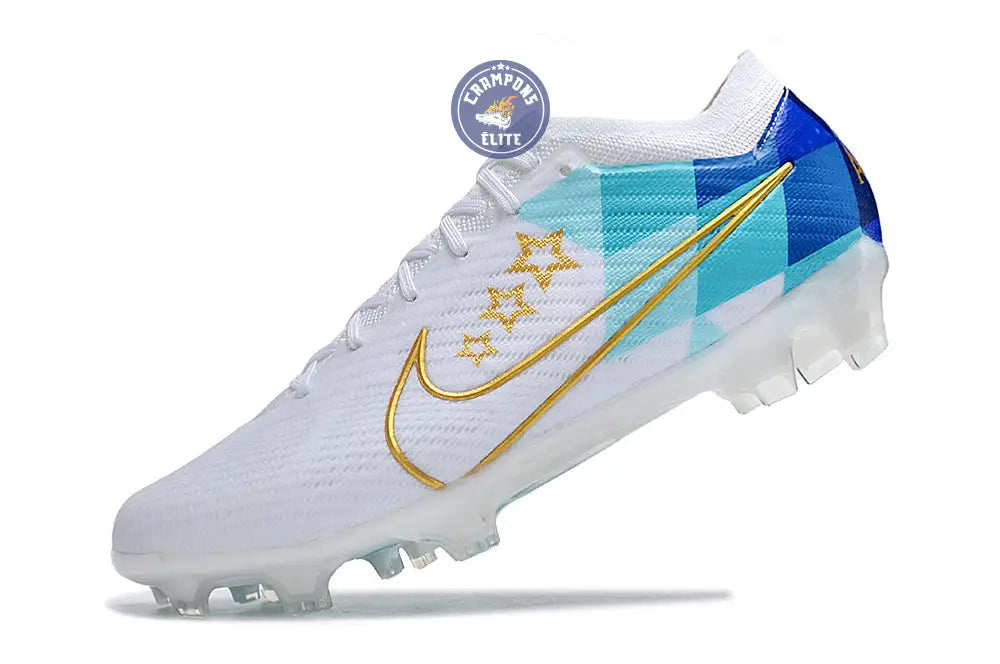 Image of Vapor 15 Elite FG x Enzo Fernandez Blanc/Bleu/Or