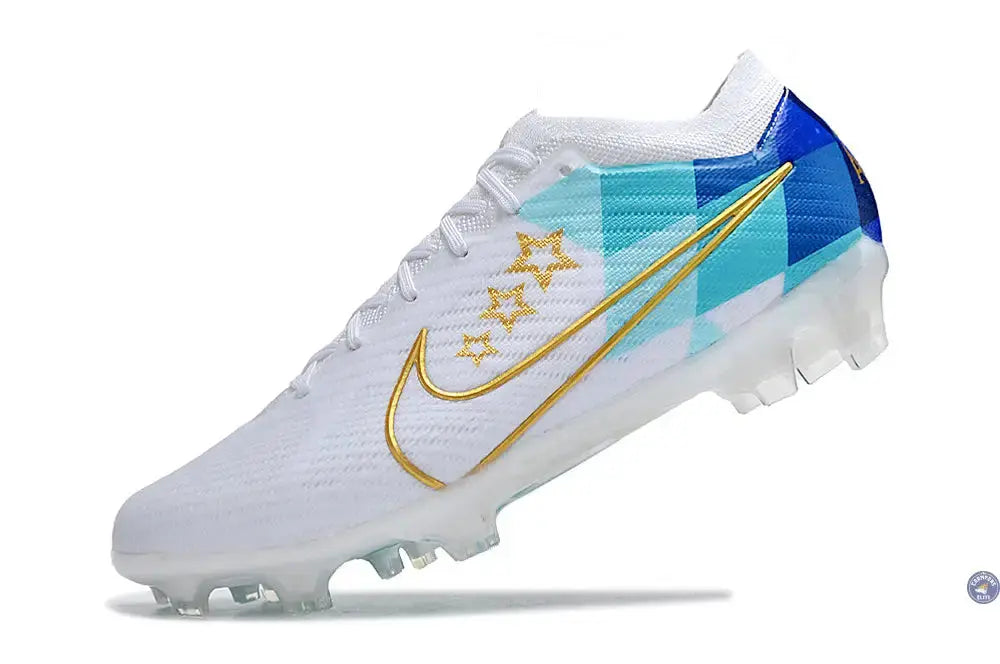 Image of Vapor 15 Elite FG x Enzo Fernandez Blanc/Bleu/Or