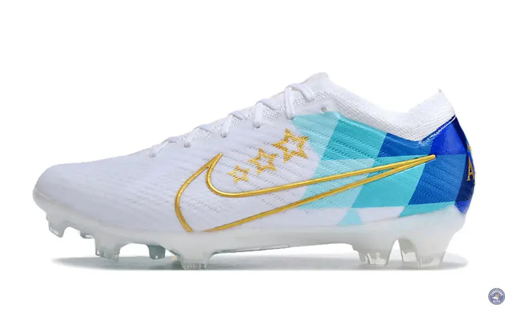 Image of Vapor 15 Elite FG x Enzo Fernandez Blanc/Bleu/Or