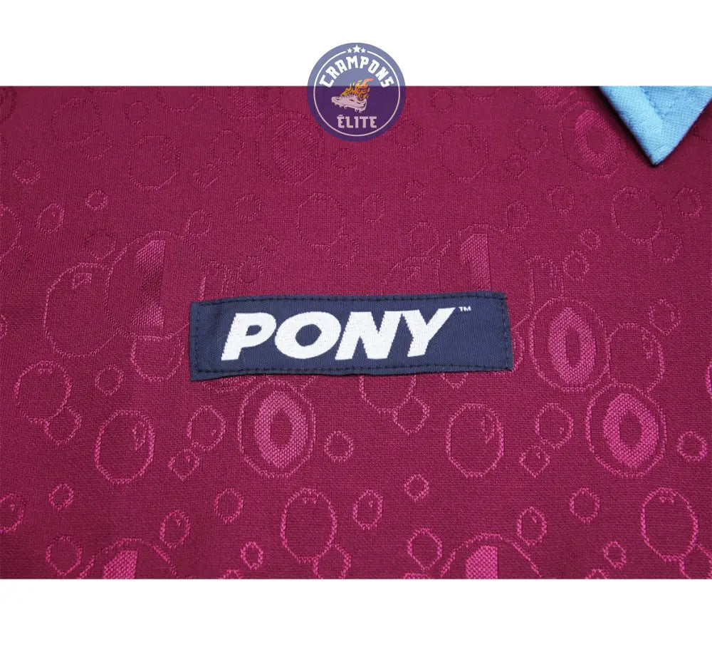 West Ham 1995/96 Domicile à manches longues