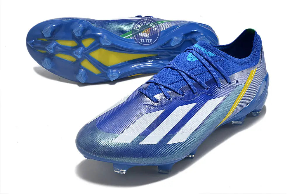 X Crazyfast Elite FG - Bleu/Blanc/Jaune