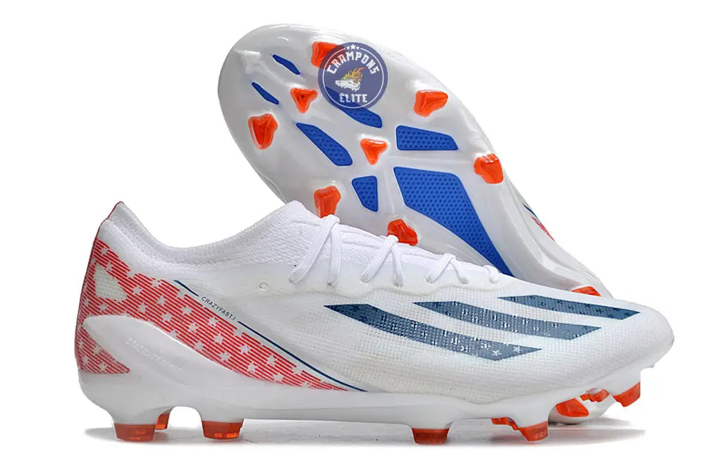 X Crazyfast Elite FG - Etoile - Bleu/Blanc/Rouge