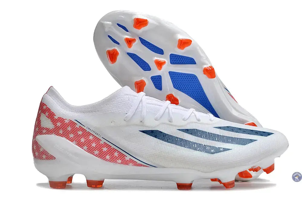 Image of X Crazyfast Elite FG - Etoile - Bleu/Blanc/Rouge