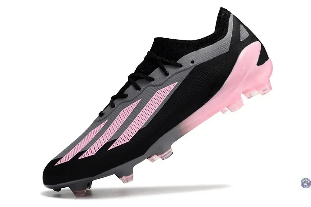 X Crazyfast Elite FG Noir/Gris/Rose