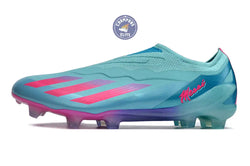 Image of X Crazyfast Elite Laceless FG Bienvenido a Miami - Flash Aqua/Lucid Pink/Lucid Cyan ÉDITION LIMITÉE