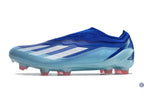 X Crazyfast Elite Laceless FG Marinerush - Bleu/Blanc/Rouge