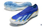X Crazyfast Elite Laceless FG x Messi Spark Gen10s - Bleu/Blue Burst/Blanc