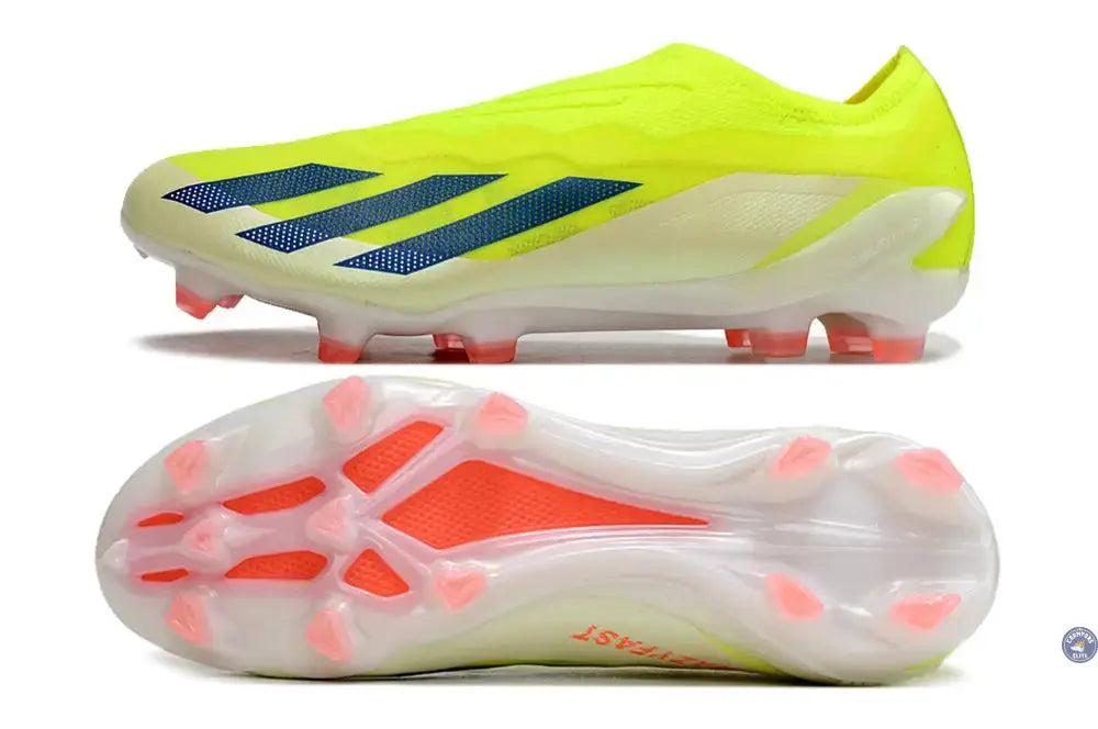 X Crazyfast Elite Laceless FG Solar Energy - Jaune/Noir/Blanc