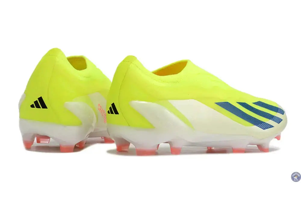 X Crazyfast Elite Laceless FG Solar Energy - Jaune/Noir/Blanc