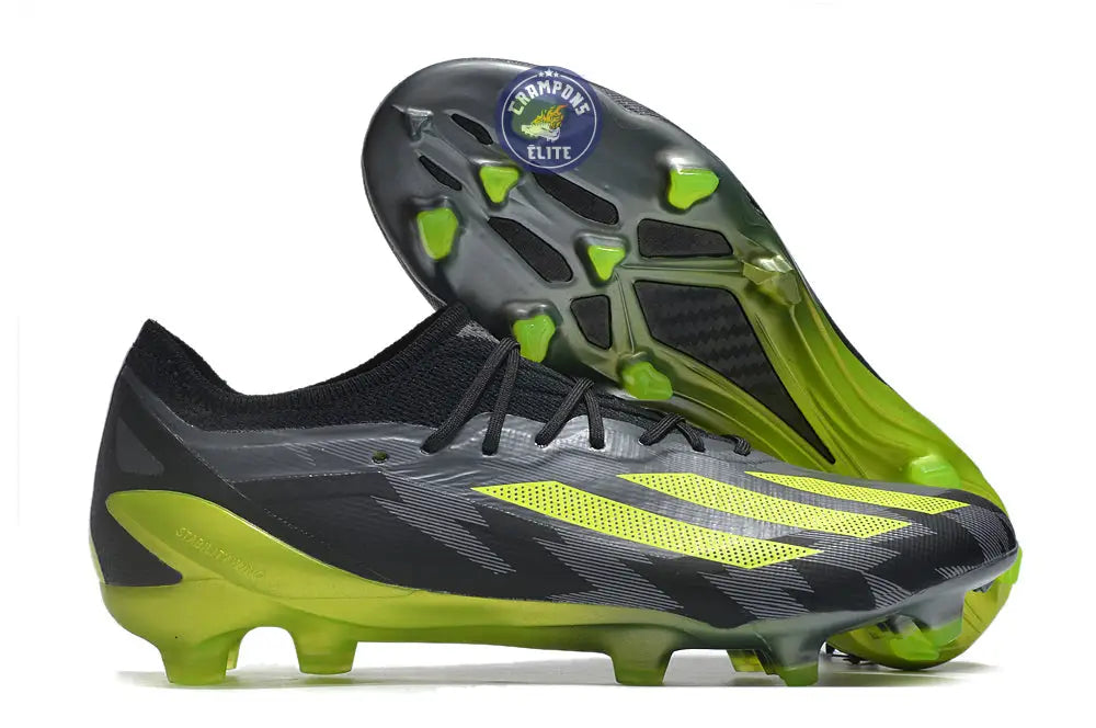 X Crazyfast FG Crazycharged - Noir/Jaune/Gris ÉDITION LIMITÉE