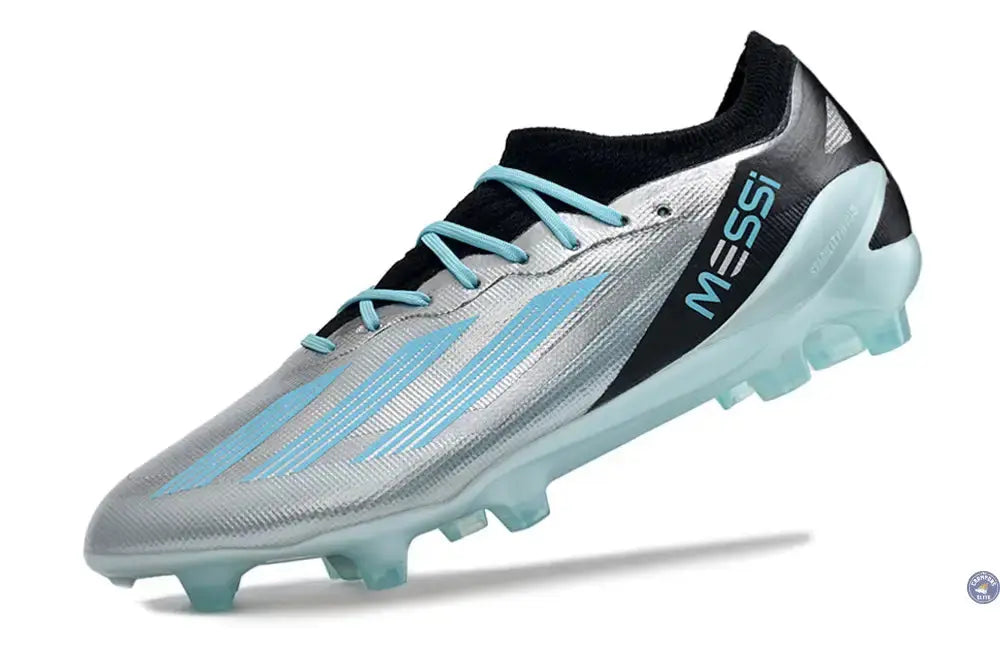 Image of X Crazyfast FG x Messi Infinito - Argenté/Bliss Blue/Noir