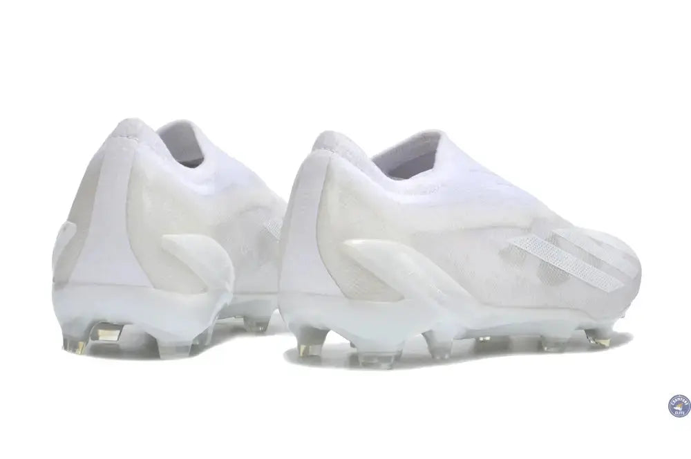 X Crazyfast Laceless FG Pearlized - Blanc