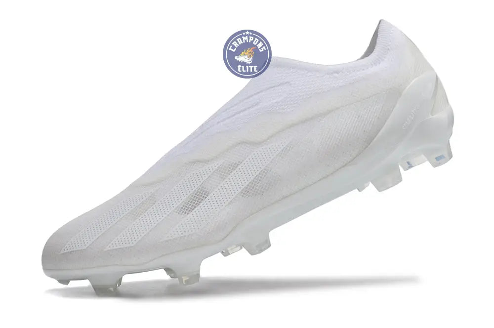 X Crazyfast Laceless FG Pearlized - Blanc