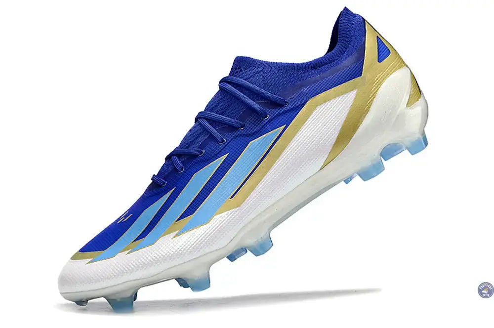 X Crazyfast Messi Elite FG Spark Gen10s - Bleu/Blue Burst/Blanc
