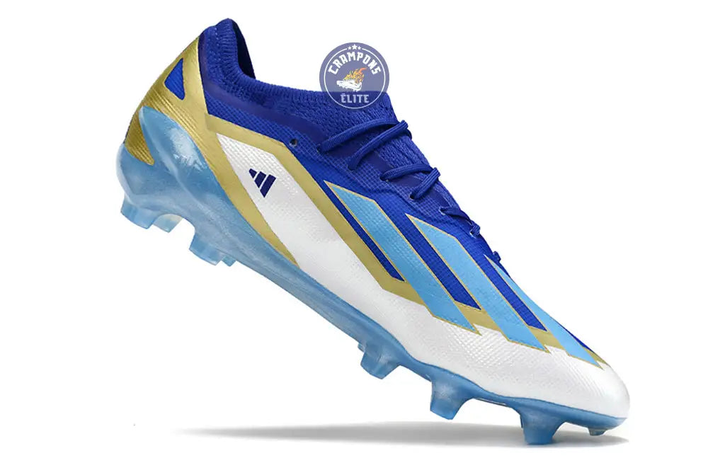 Image of X Crazyfast Messi Elite FG Spark Gen10s - Bleu/Blue Burst/Blanc
