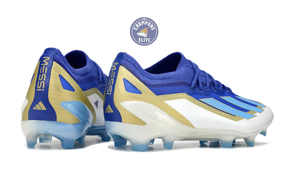 Image of X Crazyfast Messi Elite FG Spark Gen10s - Bleu/Blue Burst/Blanc