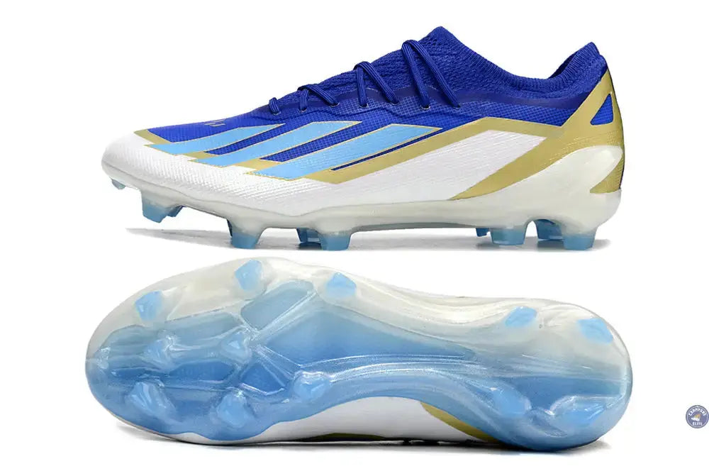 Image of X Crazyfast Messi Elite FG Spark Gen10s - Bleu/Blue Burst/Blanc