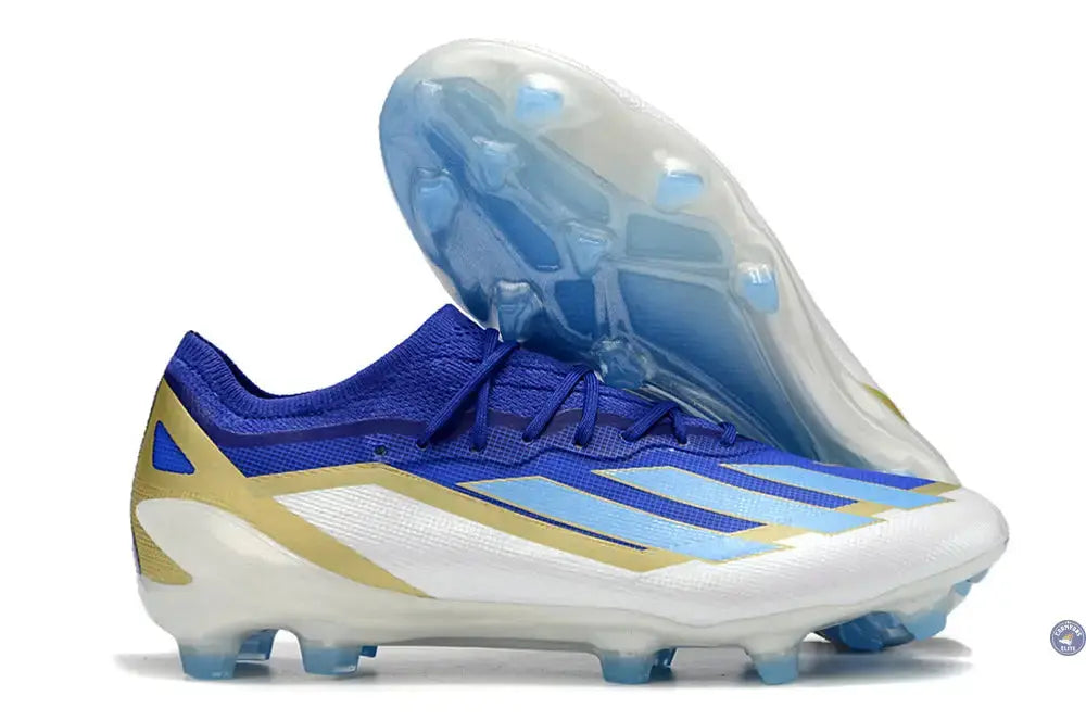 X Crazyfast Messi Elite FG Spark Gen10s - Bleu/Blue Burst/Blanc