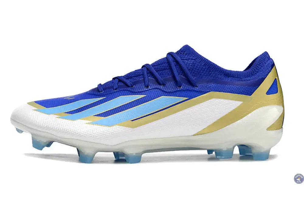 X Crazyfast Messi Elite FG Spark Gen10s - Bleu/Blue Burst/Blanc