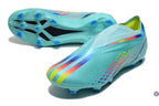 X Speedportal Elite Laceless FG Al Rihla - Turquoise/Bleu/Jaune