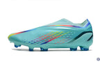 X Speedportal Elite Laceless FG Al Rihla - Turquoise/Bleu/Jaune