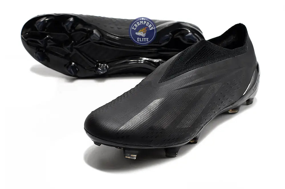 Image of X Speedportal Elite Laceless FG Full Black - Noir