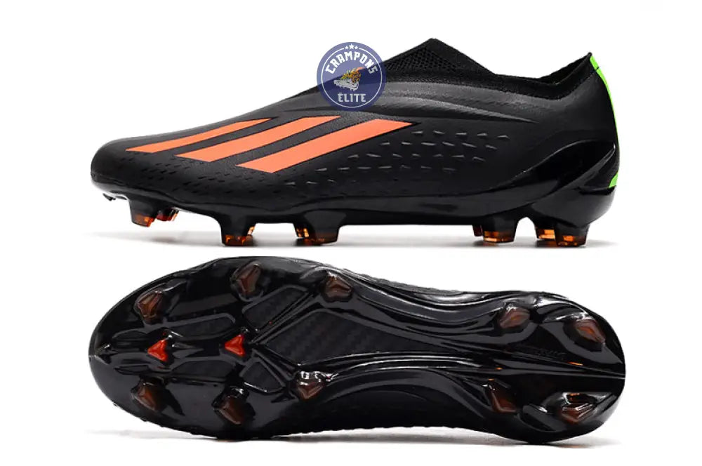 Image of X Speedportal Elite Laceless FG Noir/Orange