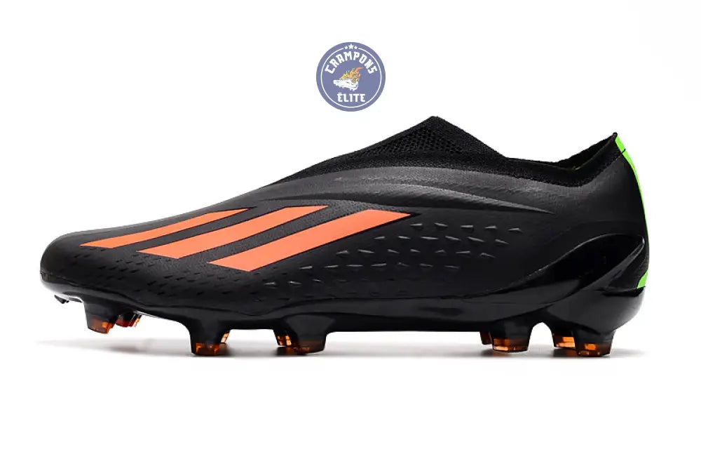 Image of X Speedportal Elite Laceless FG Noir/Orange