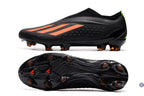 X Speedportal Elite Laceless FG Noir/Orange