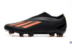 X Speedportal Elite Laceless FG Noir/Orange