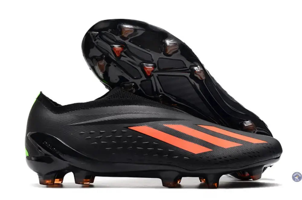Image of X Speedportal Elite Laceless FG Noir/Orange