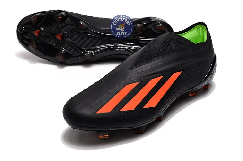 Image of X Speedportal Elite Laceless FG Noir/Orange