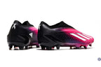 X Speedportal Elite Laceless FG Own Your Football - Rose/Argenté/Noir