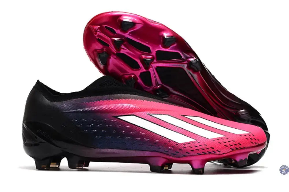 Image of X Speedportal Elite Laceless FG Own Your Football - Rose/Argenté/Noir