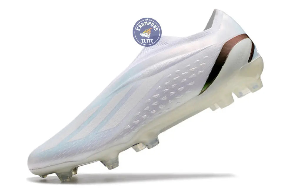 Image of X Speedportal Elite Laceless FG Pearlized - Blanc/Noir